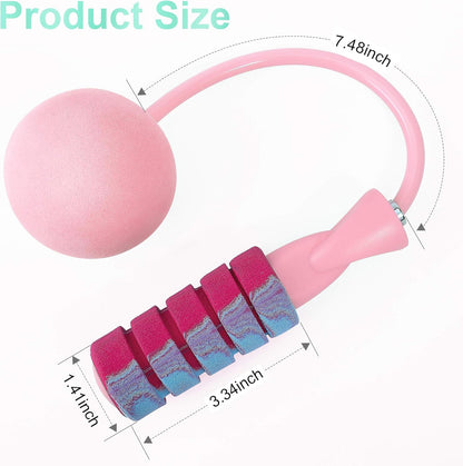 Weighted Ropeless Jump Rope for Fitness - Tangle-Free Cordless Skipping Rope for Men, Women, and Children