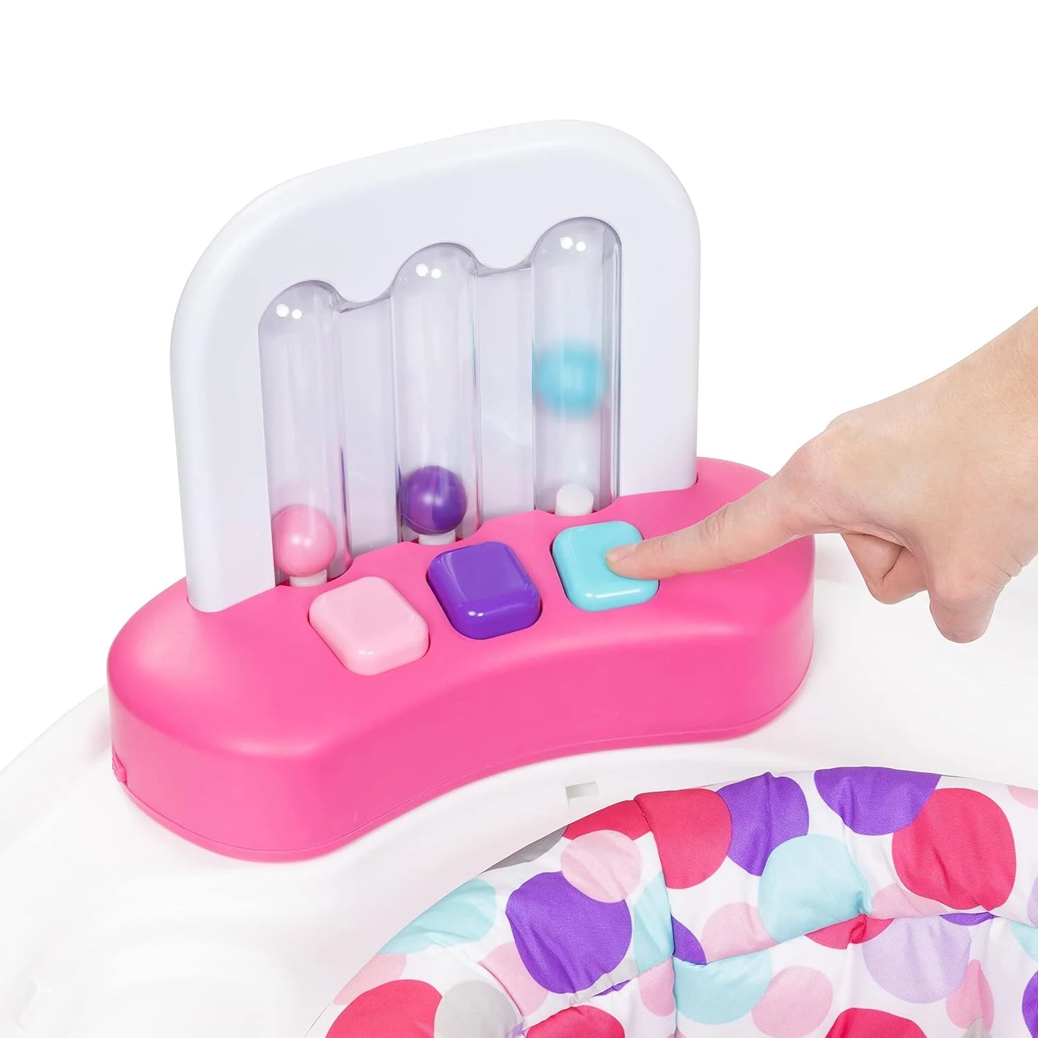 Smart Steps 3-In-1 Bounce N' Play Activity Center plus with STEM Toys, Princess Pink