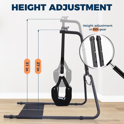 Neck Decompression Hammock with Heavy-Duty Stand for Cervical Traction and Tension Relief